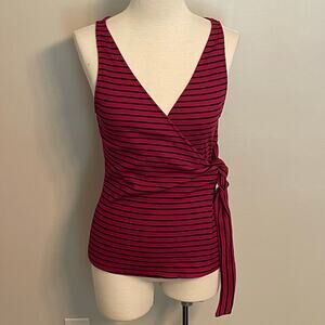 NWT Express‎ Women’s Striped Wrap Tank